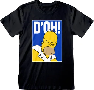 Obrázok produktu pre Tričko Simpsonovci S D'oh Schwarz