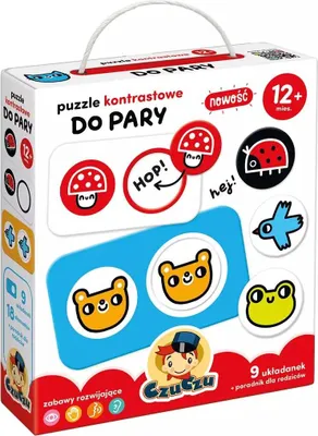 Produktbild von CzuCzu Puzzle kontrastowe Do pary