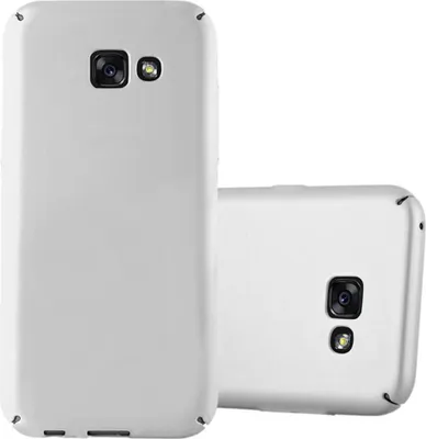 Obrázek produktu pro Cadorabo Case for Samsung Galaxy A3 2017 Protective Cover in Silver Hard Case Pouzdro na mobilní telefon kryt Case Case