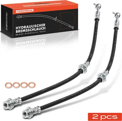 Zdjęcie produktu dla Frankberg 2x Przewód hamulcowy tył dla Nissan X-Trail T30 462108H51B