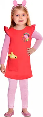 Produktbild von Peppa Pig Kinderkostüm für Fasching & Motto Party Größe: S 2-3