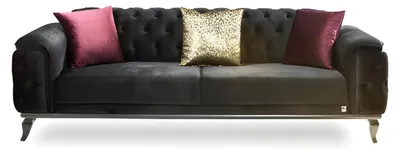Produktbild von Sofa 3 Sitzer Couch Chesterfield Gepolstert Verstellbar Wohnlandschaft