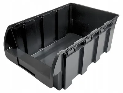 Produktbild von Allit Lagerbehälter Werkstattbehälter Schwarz 500x310x200 mm
