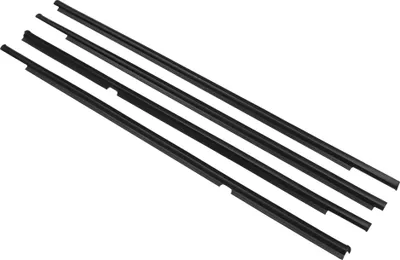 Produktbild von Fensterdichtungen, Fensterdichtungsband, für Toyota Yaris Hatchback 06-13, PVC, Nr. 682100D100/681600D100/682300D080/681800D080, Schwarz, 4 Stück