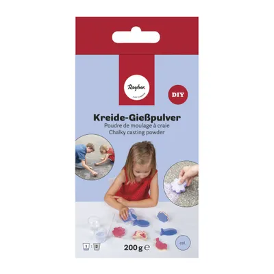 Image de Poudre de moulage pour la fabrication de craie 200 g - couleur bleue