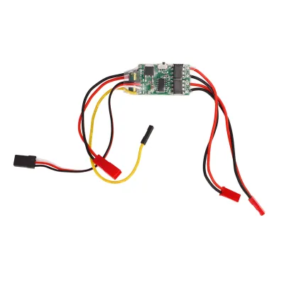 Immagine prodotto di Regolatore di velocità RC per motori a spazzole, bidirezionale, 2s-3s, Lipo 5A, RC a due vie ESC per l'aggiornamento di sostituzione