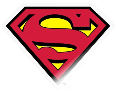 Produktbild von Spreadshirt DC Comics Superman Logo Original Karneval Sticker Aufkleber, 10 x 10 cm, Transparent glänzend
