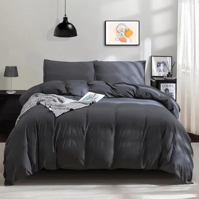 Produktbild von Famanu Bettwäsche Set 155 x 220 cm - 2-teiliges Bettbezug mit Kissenbezug - Mikrofaser und angenehm weich