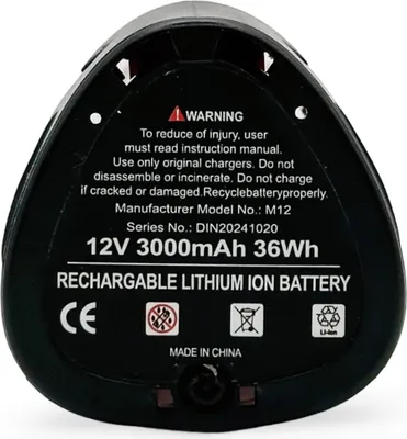 Obrázek produktu pro Baterie 10,8 V - 12V 3,0 Ah kompatibilní s Milwaukee M12 Akubee