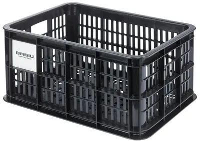 Zdjęcie produktu dla BASIL H.R.-Korb "Fahrradkiste MIK 2.0" R rozmiar S, pojemność: 17,5 l, wymiary (dł. x szer. x wys.): 28,5 x 39 x 23 cm, waga: 800 g
