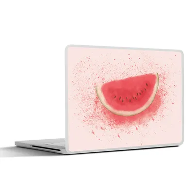 Produktbild von MuchoWow® Laptop Aufkleber Sticker Cover Wassermelone - Obst - Pastell - Sommer 30x21 cm - Sticker für Laptop - Selbstklebend