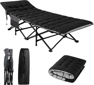 Imagen del producto de Cama de camping compacta para 1 persona, color , plegable
