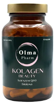 KOLAGEN BEAUTY Z KOENZYMEM Q10 I BIOTYNĄ 90 KAPSUŁEK - OLMA PHARM