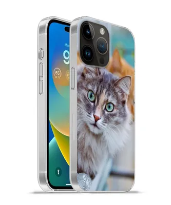 Produktbild von MuchoWow® Handyhülle Schutzhülle Hülle für Apple iPhone 14 Pro Max Katze - Fenster - Katzen Silikon Softcase Handy Hülle - Hardcover
