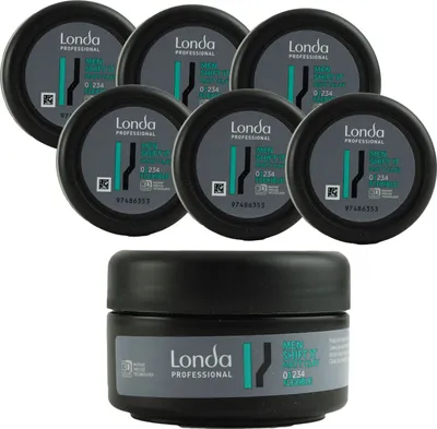 Produktbild von Londa Professional Men Shift It 6 x 75 ml Matt Clay Styling Creme Set
