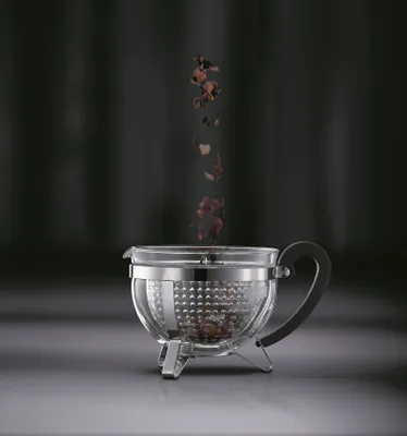 Immagine prodotto di Teiera Bodum con filtro Chambord nero 1,3 litri