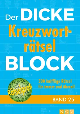 Produktbild von Der dicke Kreuzworträtsel-Block Band 25