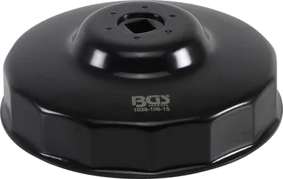 Produktbild von BGS 1039-106-15 Ölfilterkappe 106 mm x 15-kant