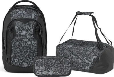 Produktbild von Satch, Schulrucksack-Set MATCH PLUS Street Ink 3-teilig, ab. 5. Klasse