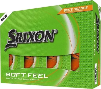 Image de Srixon Soft Feel 14 Brite Orange 12 Balles de Golf