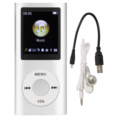 Produktbild von MP3 prehrávač, štýlový, multifunkčný, bezstratový zvuk, tenký 1,8-palcový LCD displej, prenosný MP3 prehrávač