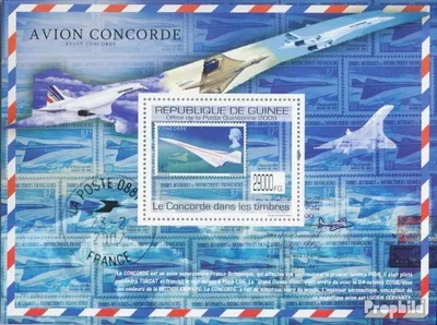 Produktbild von Briefmarken Guinea 2009 Mi Block 1764 (kompl. Ausgabe) postfrisch Concorde auf Briefmarken