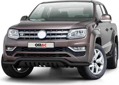 Immagine prodotto di Protezione paraurti anteriore per VW Amarok 2016-2021 in acciaio inox con ABE nero
