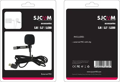 Image de Microphone Externe Sjcam Pour Sj6 Et Sj7