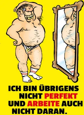 Produktbild von vianmo Holzschild 40x30 cm Ich bin übrigens nicht perfekt