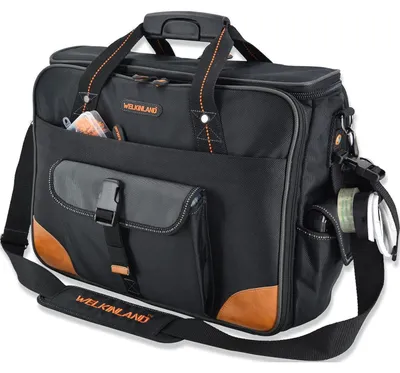 Produktbild von Werkzeugtasche für Elektriker mit 88 Fächern, Laptop-Tasche bis 17 Zoll, 35L, 1680D wasserdichtes Gewebe