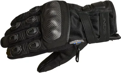 Zdjęcie produktu dla Rękawice motocyklowe Lindstrands Siljan, czarne, 10