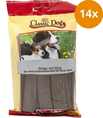 Produktbild von BTG Classic Dog Classic Snack Strips mit Wild, Snacks, Hund, Adult