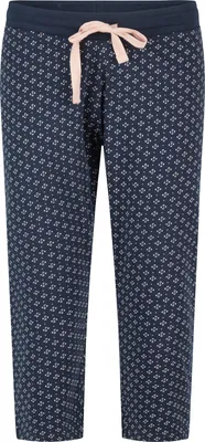 Produktbild von By Louise Damen Pyjamahose Mix & Match - navy AOP - Größe 3XL