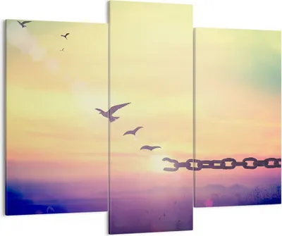 Produktbild von Bild auf Leinwand - Leinwandbild - Vogel Natur Wiese - 130x100cm - Wand Bild - Wanddeko - Leinwanddruck - Bilder - Kunstdruck - Wanddekoration - Leinwand bilder - Wandkunst - CB130x100-3917