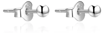Image de Boucles d'oreilles minimalistes en argent AGT-E183P-3