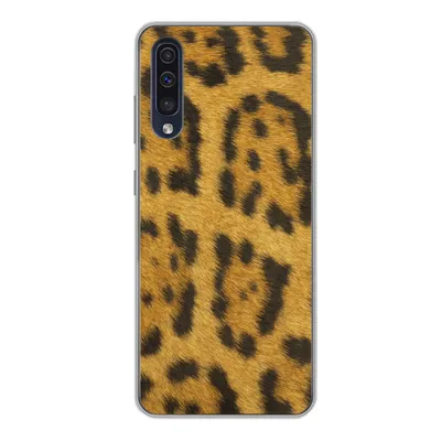 Produktbild von MuchoWow® Handyhülle Schutzhülle Hülle für Samsung Galaxy A50 Leopardenfell Silikon Softcase Handy Hülle - Mobiltelefonhülle