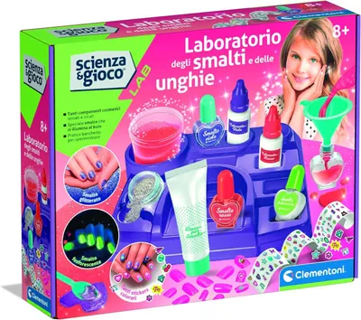 Zdjęcie produktu dla Clementoni Science & Play 19392, Zestaw do zdobienia paznokci dla dzieci, 8 lat(a)