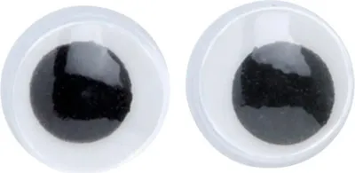 Produktbild von Wackelaugen rund zum Ankleben Ø 14 mm 10 Stück