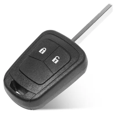Zdjęcie produktu dla Obudowa kluczyka samochodowego z dwoma przyciskami i baterią, pasująca do samochodów Opel Corsa, Zafira, Astra, Meriva, Insignia