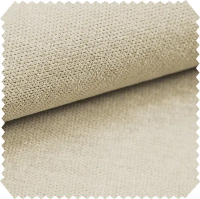 Produktbild von novely® RICKERT - Samtweicher Velours Polsterstoff mit feiner Textur - Robuster Möbelstoff - Pflegeleichte Meterware 1lfm - Farbe: 01 Hellbeige