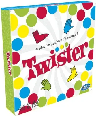 Obrázek produktu pro Twister, rodinná hra, hra na rovnováhu, společenská hra, 6+ let, Hasbro Gaming