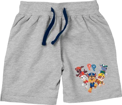 Produktbild von Paw Patrol Shorts für Jungen Kinder kurze Hose Trainingshose Bermuda Grau 98-104