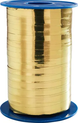 Produktbild von Ringelband "Mexico Metallic", 5 mm, Spule à 400 m Gold