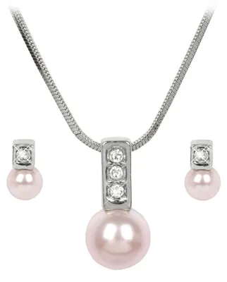 Immagine prodotto di Bella parure di collana e orecchini Perla Caorle Rosaline