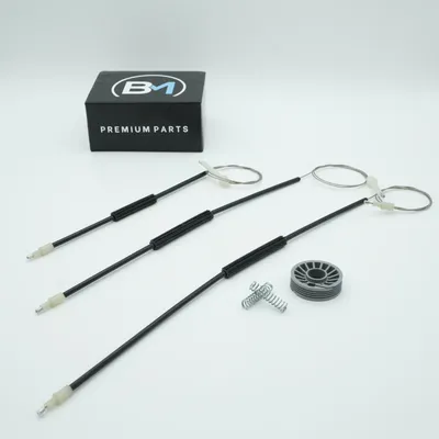 Produktbild von Fensterheber Reparatursatz vorne L/R Mitsubishi Colt CZC Cabrio Seilzug Rolle