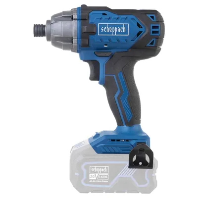 Produktbild von Scheppach Akku-Schlagschrauber C-ID180-X | 1/4 Zoll Innensechskant-Aufnahme | 3600 bpm | Gürtelclip | 0 – 2800 min-1 | 180 Nm | 20V IXES