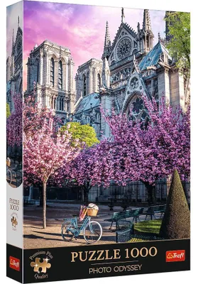 Immagine prodotto di TREFL Puzzle 1000 Premium Plus Foto Odyssey: Cattedrale di Notre-Dame a Parigi 10858