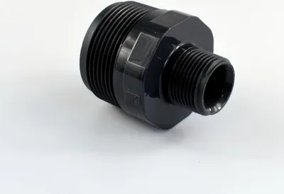 Obrázok produktu pre PVC - U dvojitá vsuvka redukovaná AG 1 1/2" x 3/4"