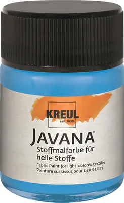 Zdjęcie produktu dla Kreul Javana Farba do tkanin Azure Blue 50 ml 1 szt.
