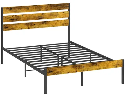 Obrázek produktu pro Postel pro dva – Rám postele – Postel s pružinovou základnou – Průmyslová postel – Postel – Průmyslový design